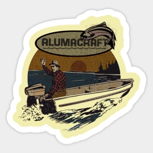 Vintage Alumacraft boats USA Sticker